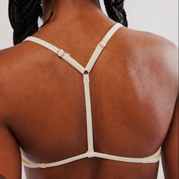 Free People Good Lookin' Retro Bralette, Spicy Mustard Combo, Various Sizes - Picture 2 of 13